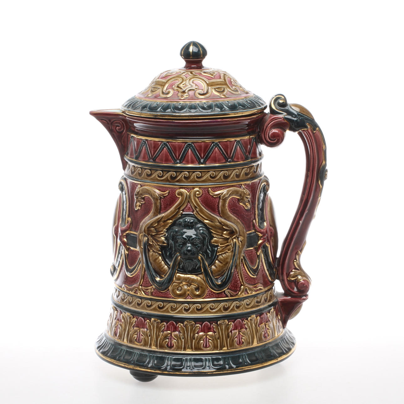 STOP, majolika, Rörstrand, omkring 1900.