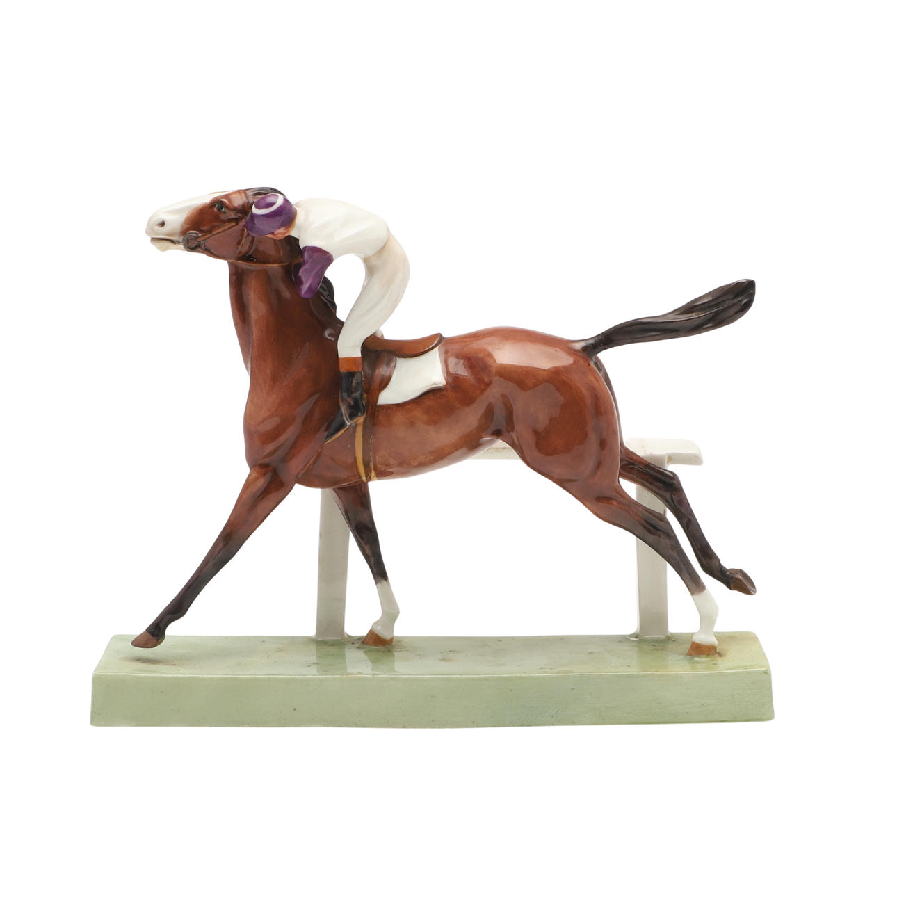 ROYAL WORCESTER HEST & JOCKEY - DORIS LINDNER.