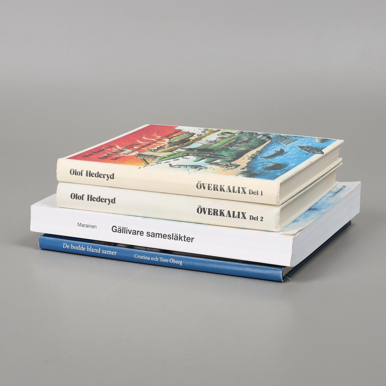 BÖCKER OM SAMER, 4 st, 1982-2019.