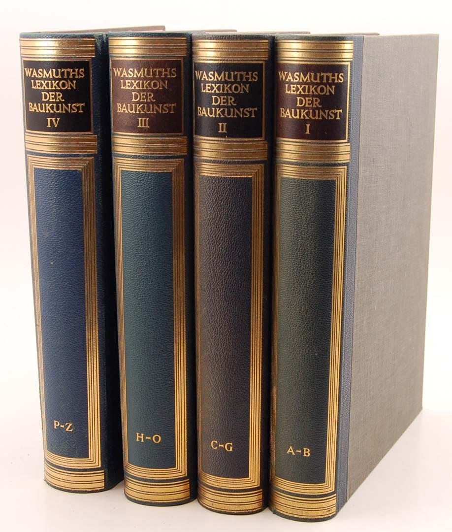 WASMUTH, GÜNTHER. Wasmuths Lexikon der Baukunst.
