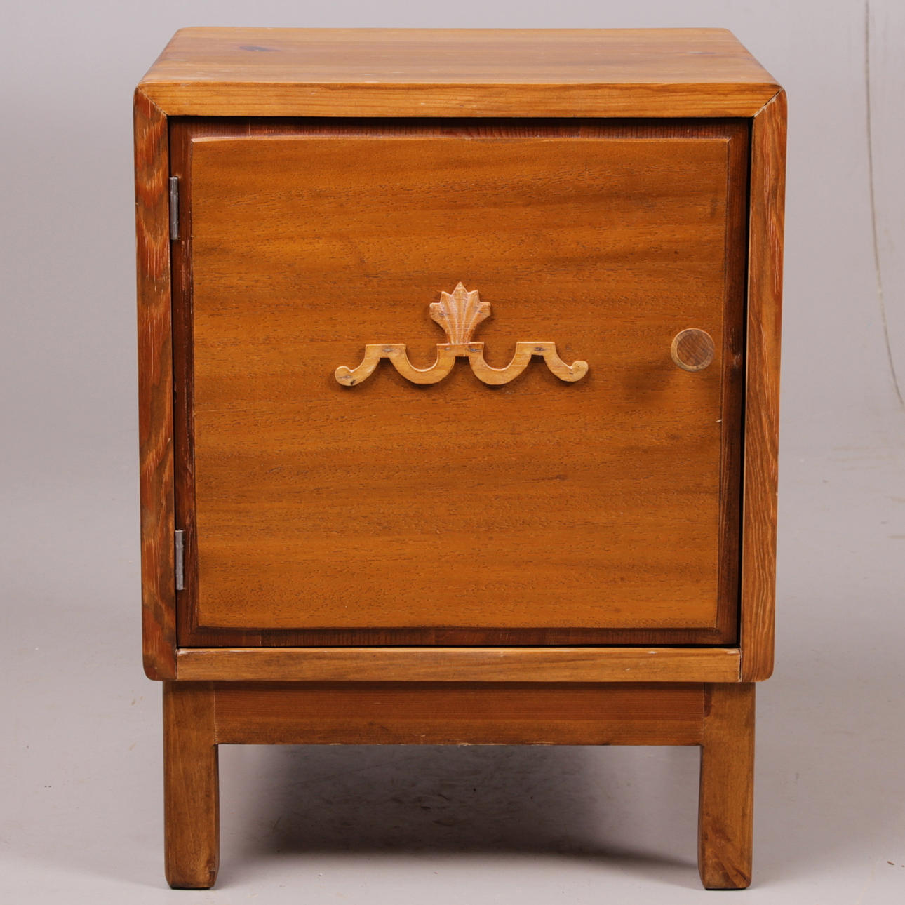 POTTSKÅP, betsad furu, art deco, 1900-talets första hälft.