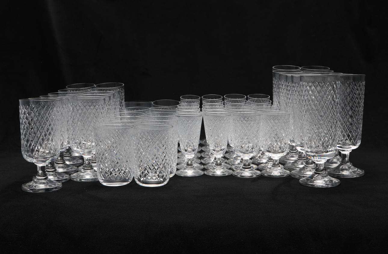 GLASSERVIS, 58 delar, Mona Morales Schildt, Cittra, Kosta.