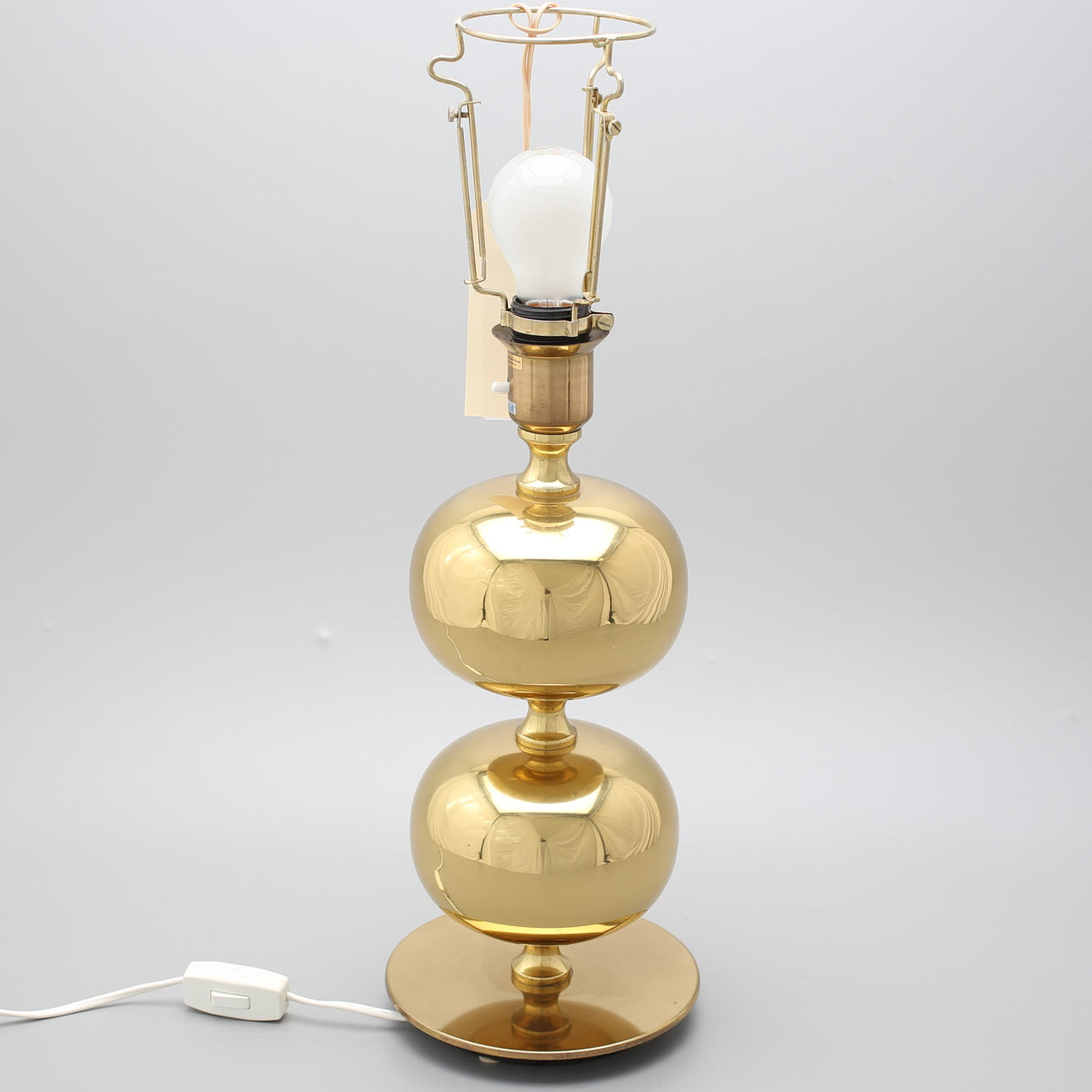 BORDSLAMPA, mässing, AB Stilarmatur, Tranås.