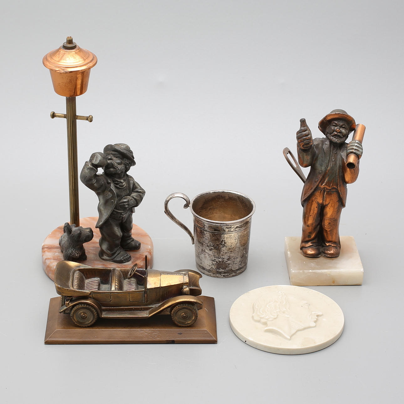 DIVERSE, 5 delar, bl.a silver.