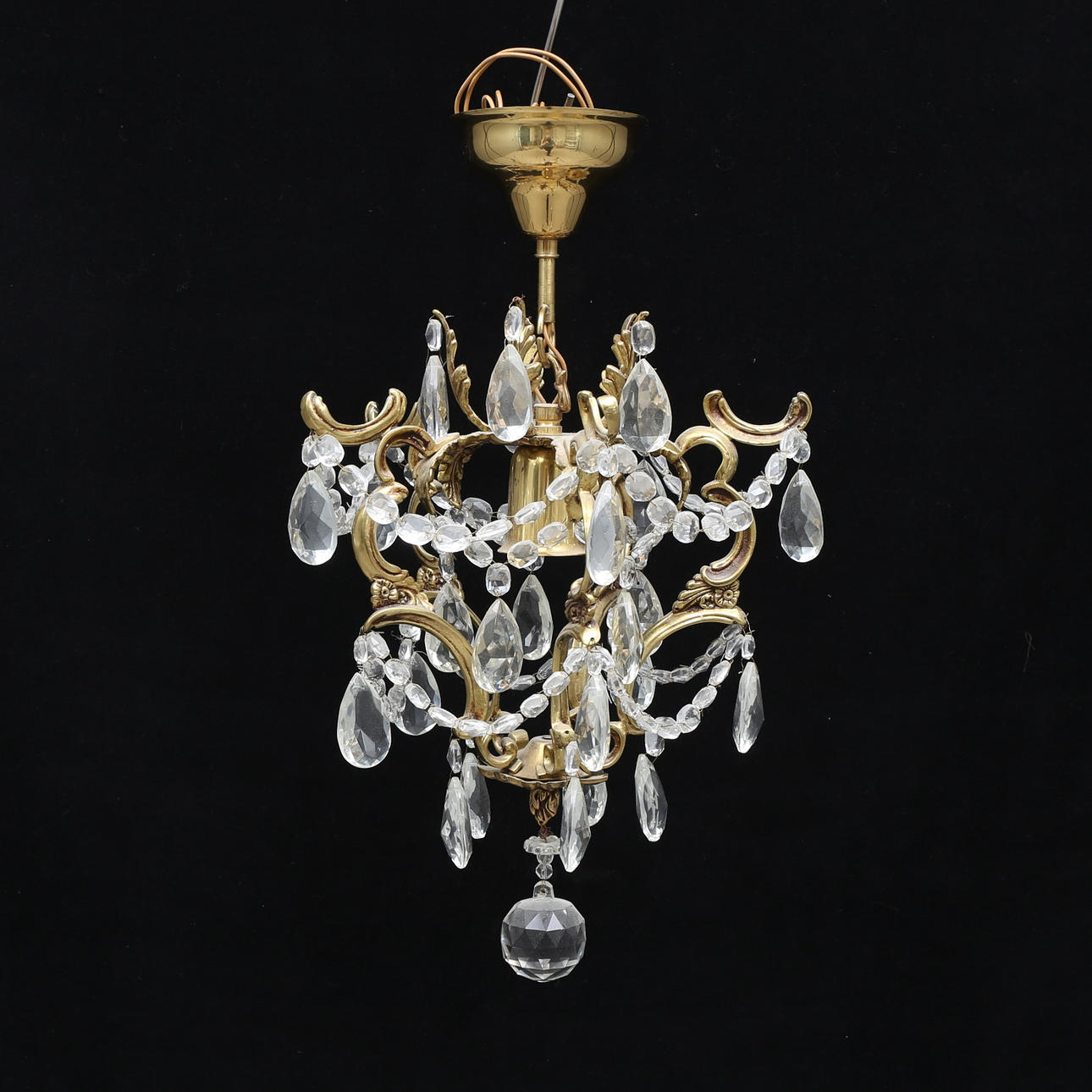 LJUSKRONA, 1900-tal, höjd 48 cm.