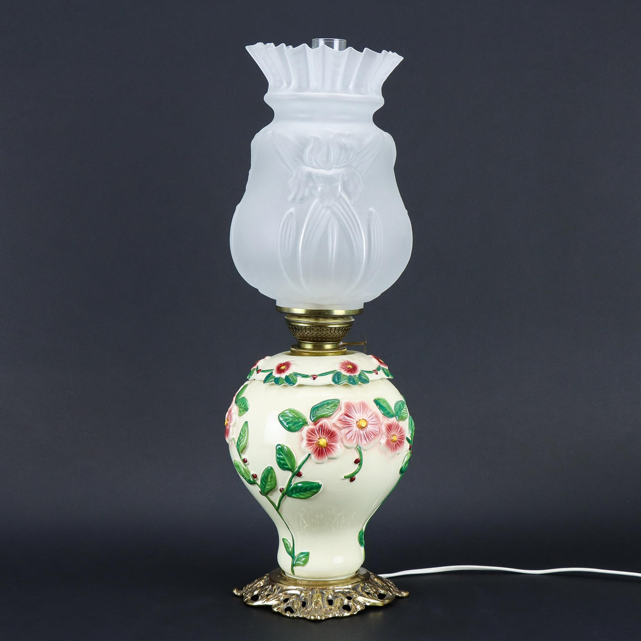 BORDSLAMPA porslinsfot.