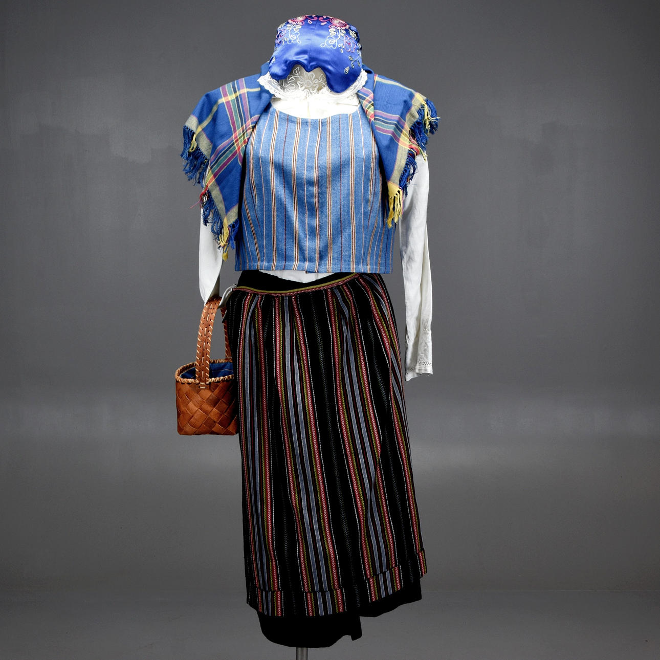 Folkdräkt "Västerbottensdräkt" 1900-tal.