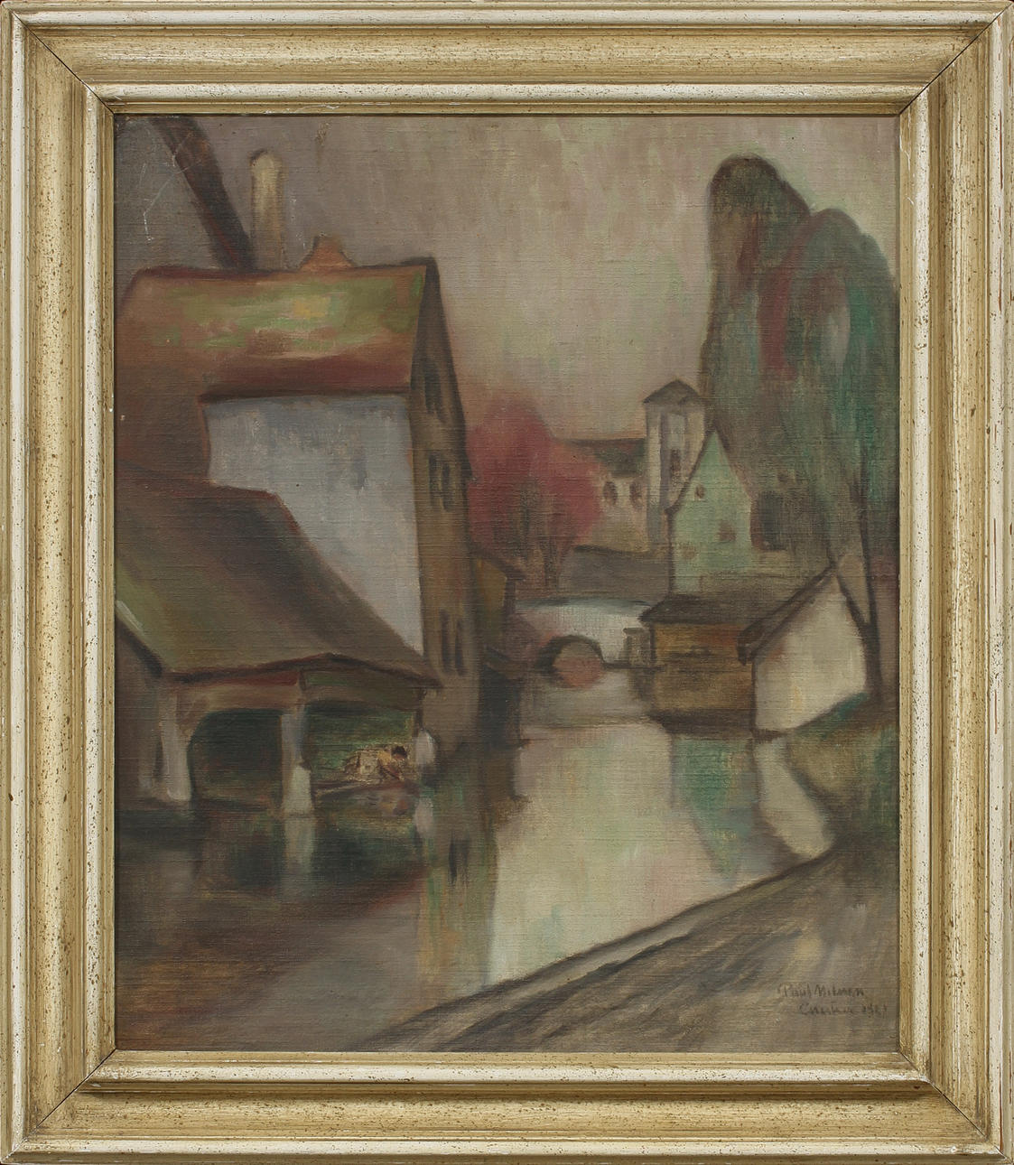 PAUL NILSSON. Olja på duk, signerad och daterad 1927.