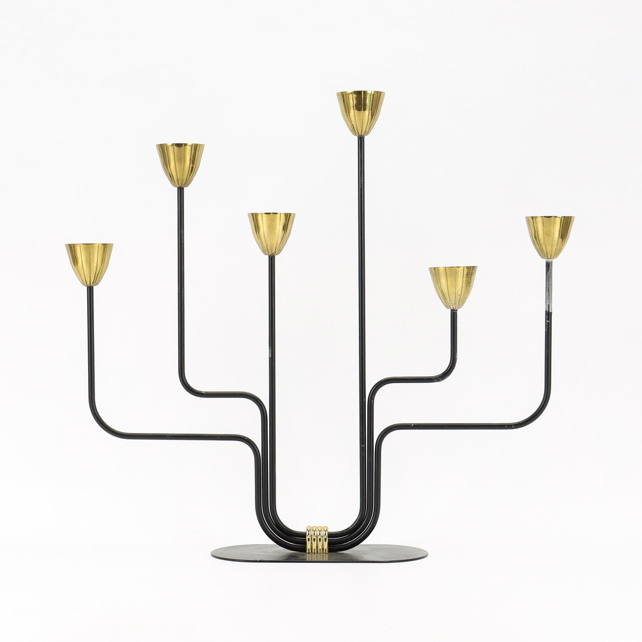 GUNNAR ANDER. Ljusstake, Ystad Metall.