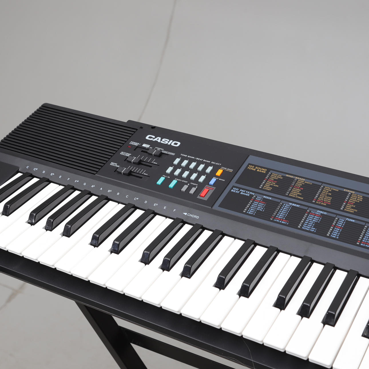 KEYBOARD, with stand. Casio CA-301. Collectables - Musical