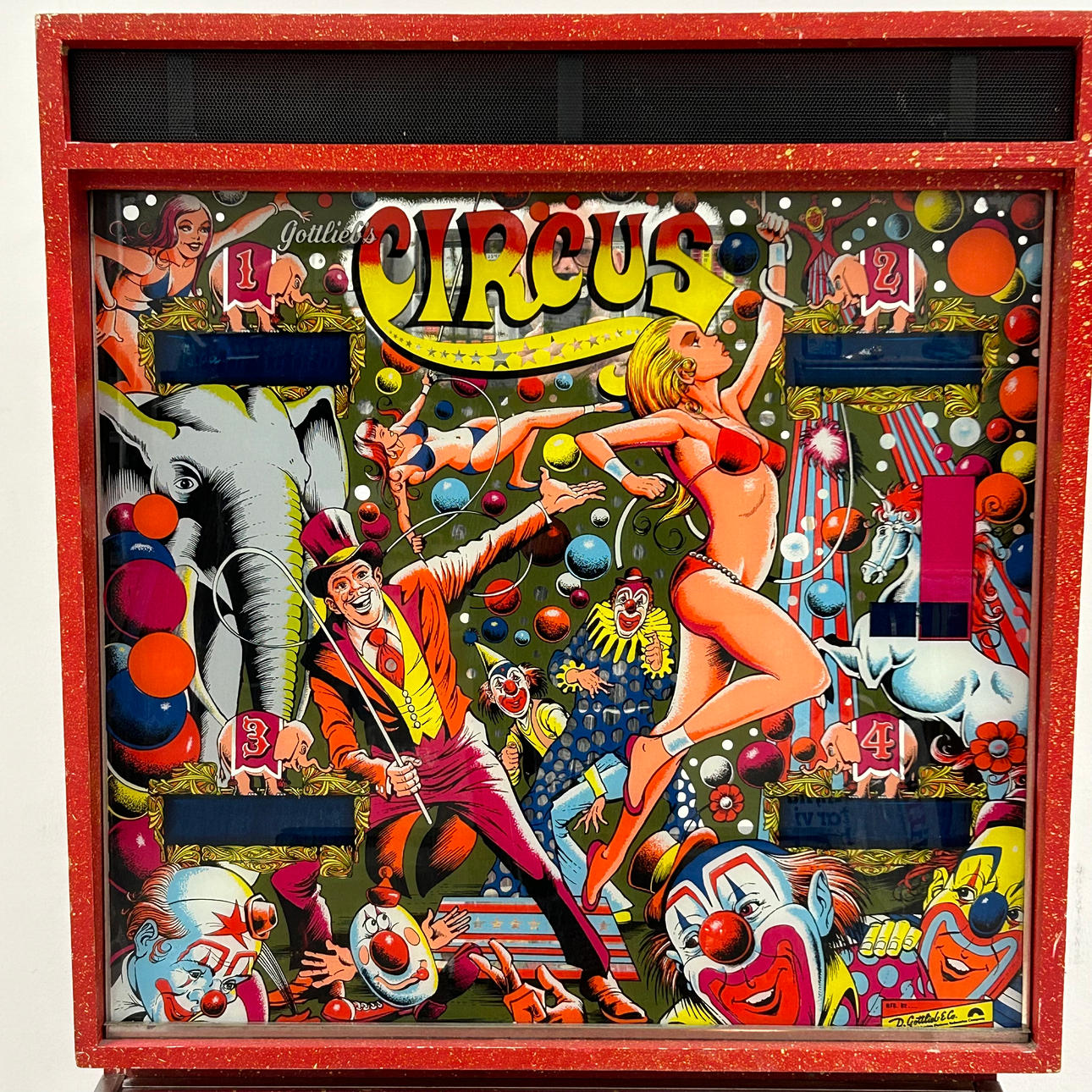 PINBALL, „Cirkus“, Gottlieb Co. USA. i 1980.