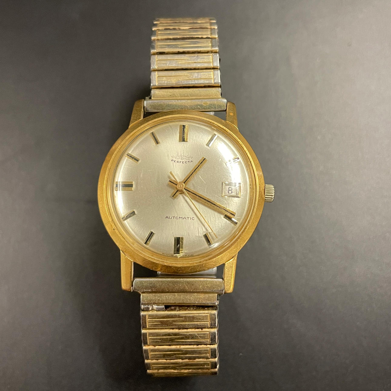 HERREUR, guld 18K, Perfecta automatisk.