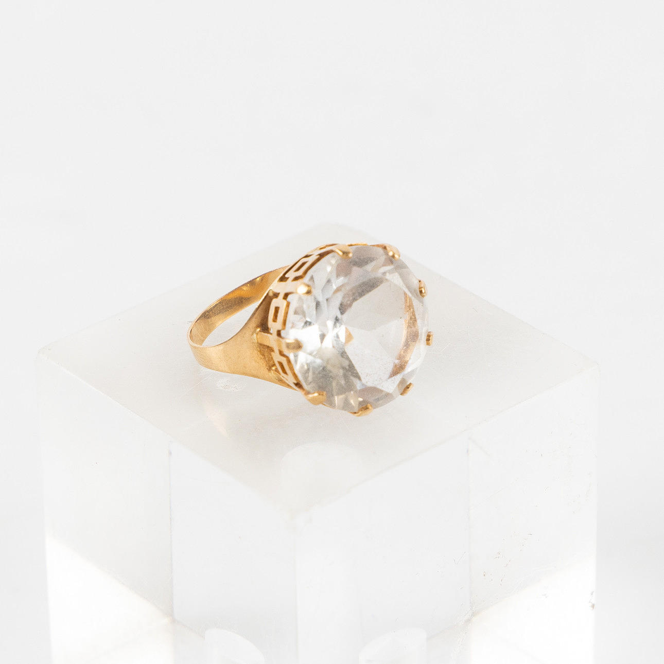 COCKTAIL RING, Finland, 14K gold.