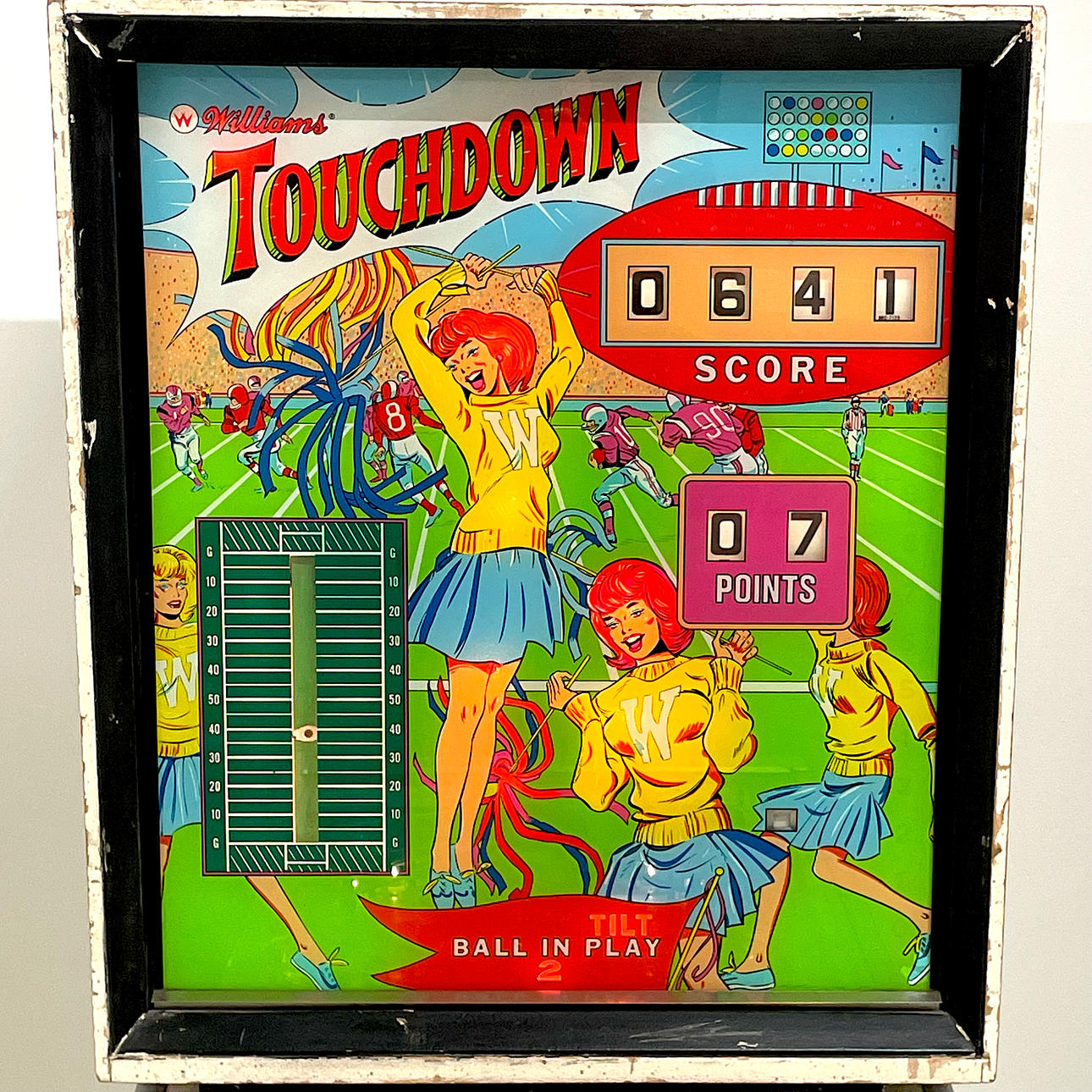 PINBALL, “Touchdown”, Williams, USA. in 1967.