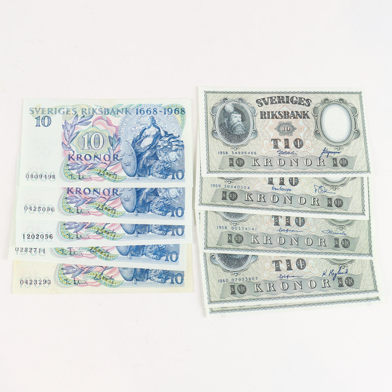 BANKNOTES 10-kronor Sweden.