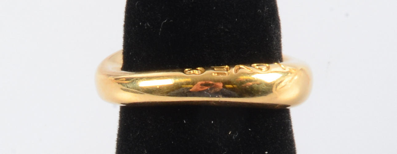 OLE LYNGGAARD. RING, 18K, "Love".