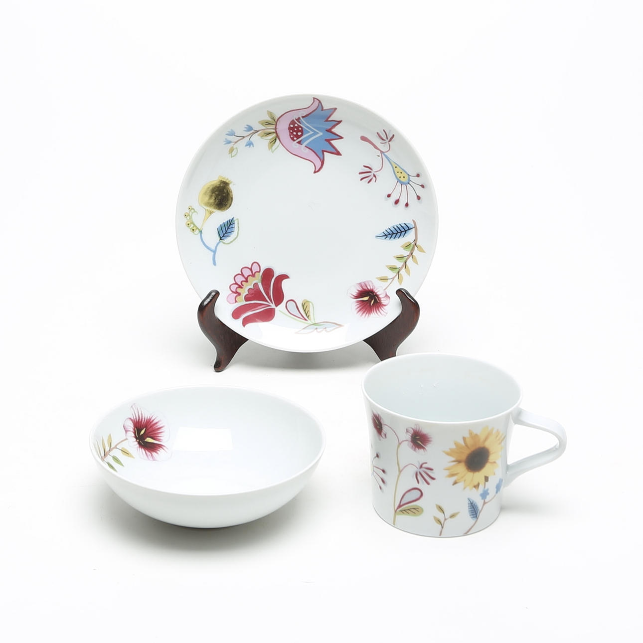 SERVISDELAR, 3 st, Rörstrand, Kurbits, moderna.