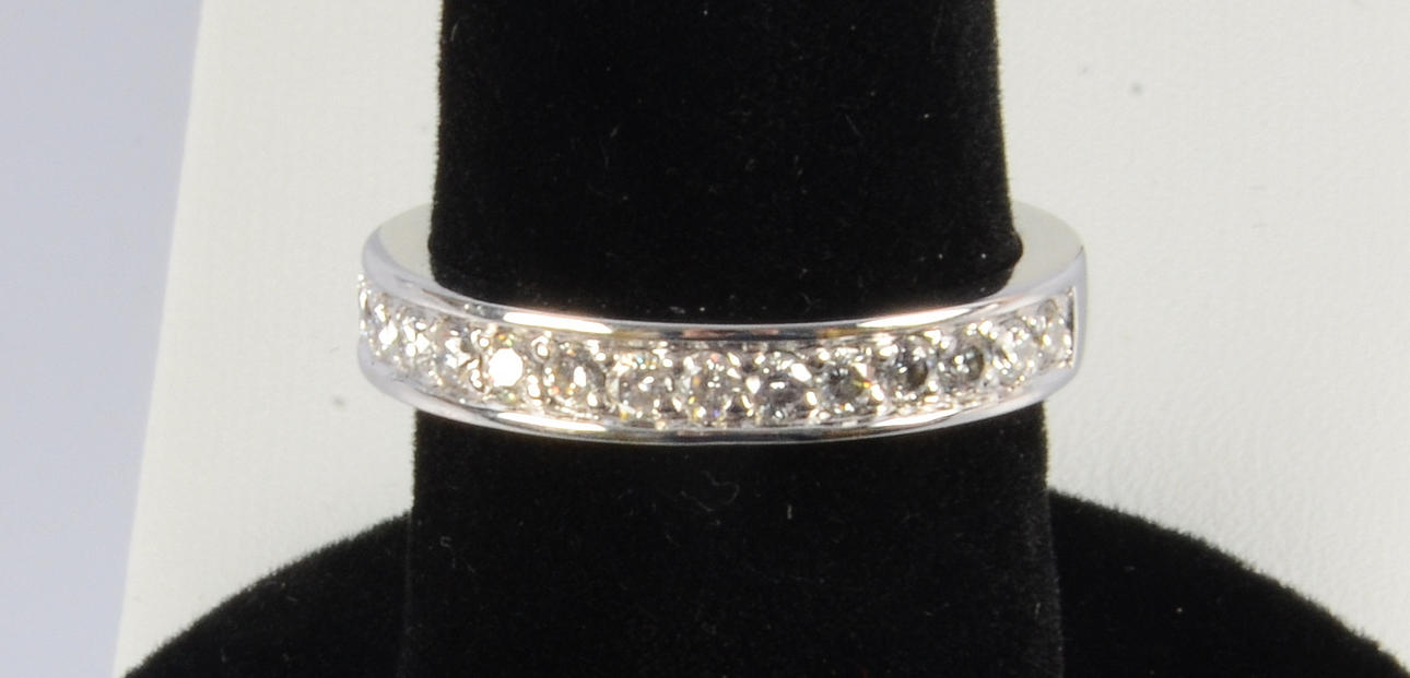 DIAMANTRING, 18K, vitguld.