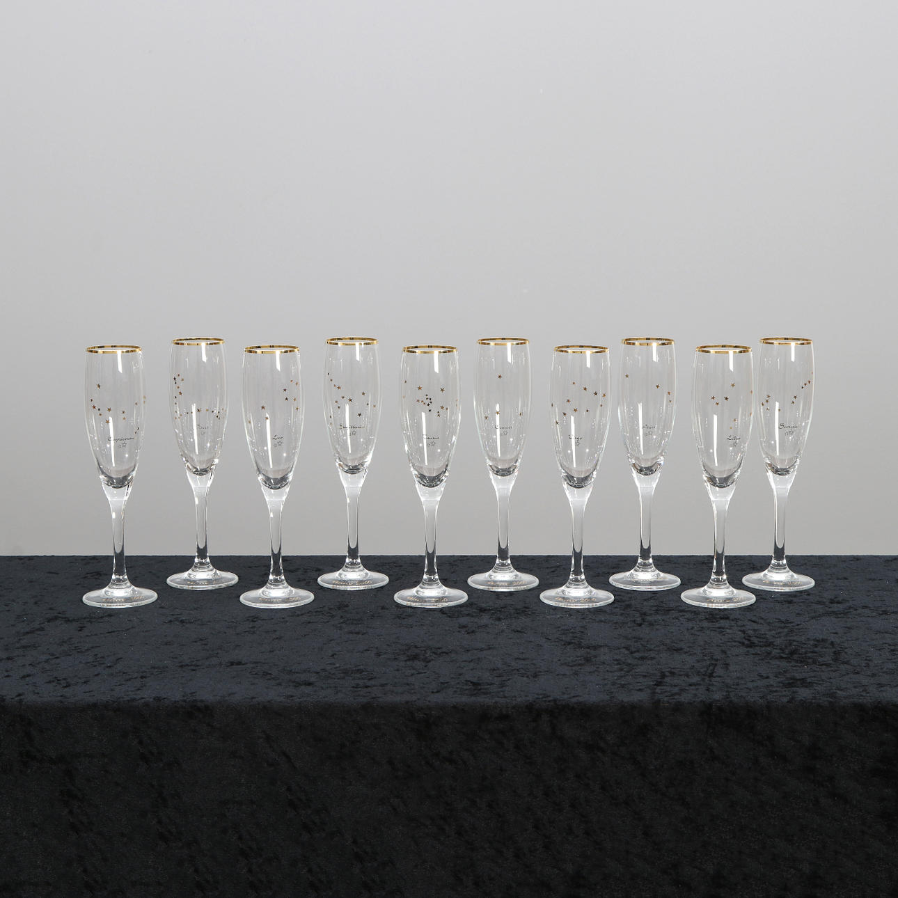 RITZENHOFF CRISTAL, SAMPPANJALASIT, 10 KPL. Vuonna 2000.