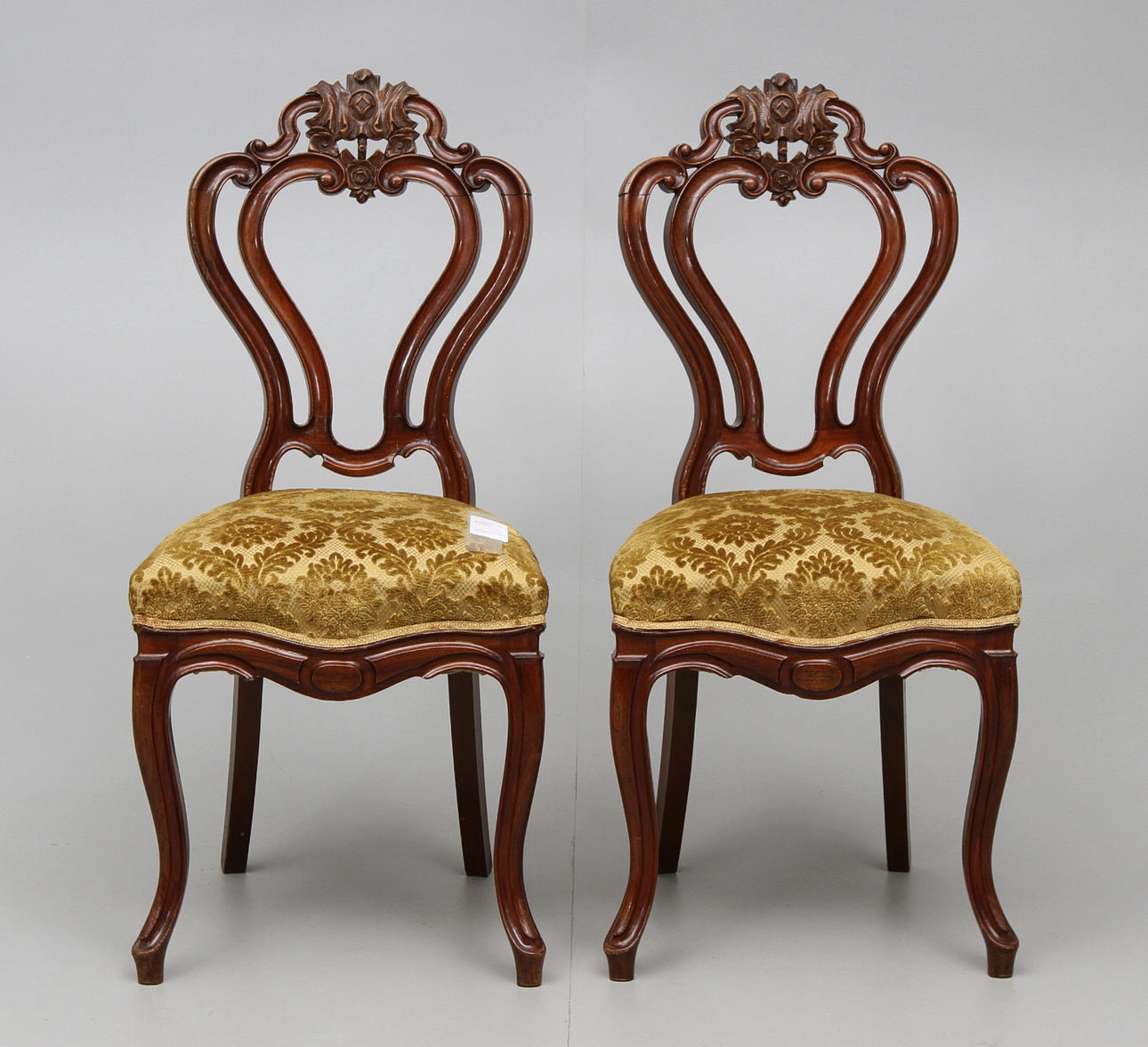 STOLAR, ett par, Oscarianska. 1800 talets slut.