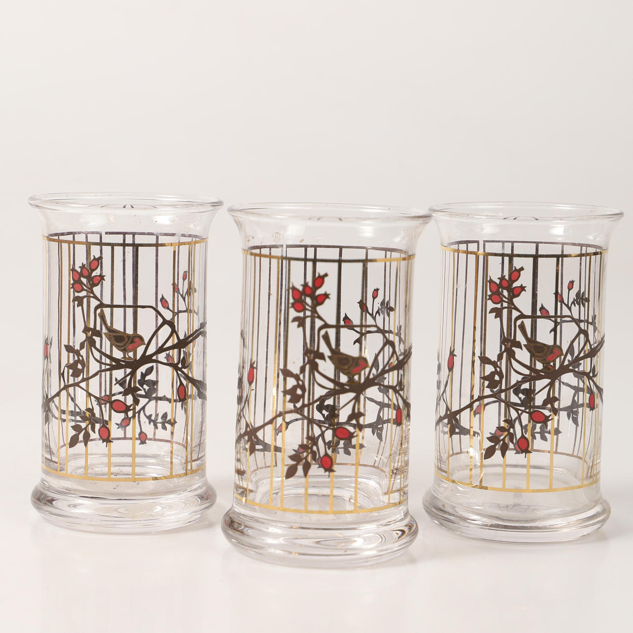 JETTE FRÖLICH. Dricksglas, 6 stycken, Holmegaard, Danmark.