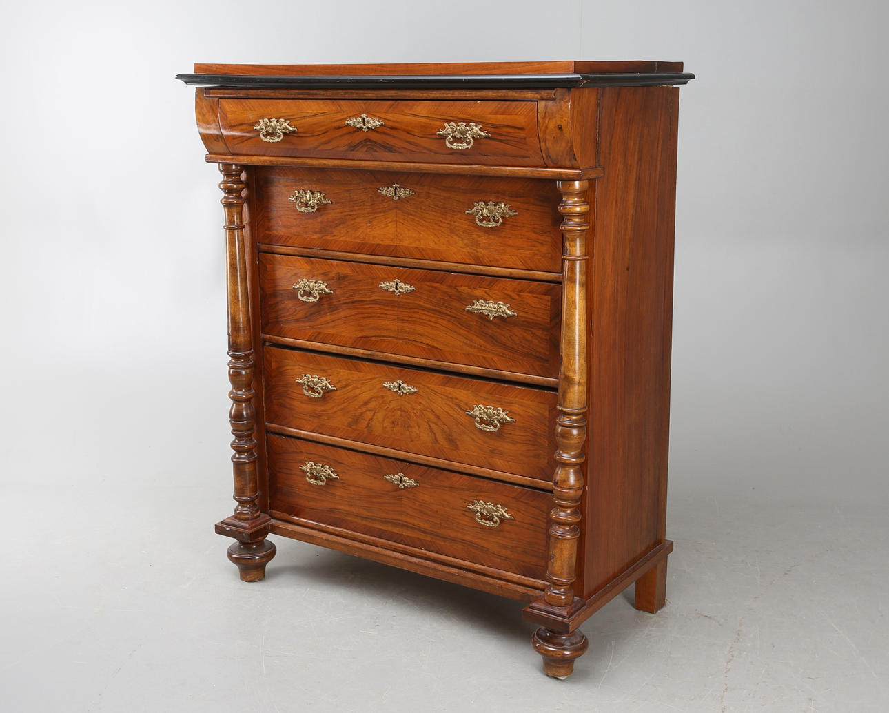 BYRÅ,5-lådig, 18/1900-tal.