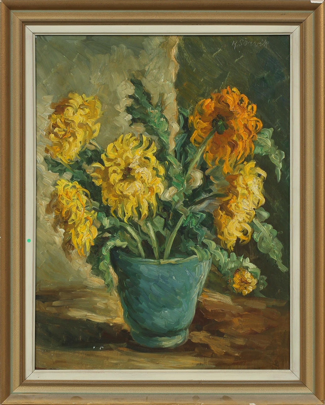 RICHARDIS SÖRVIK. olja på duk, sign.