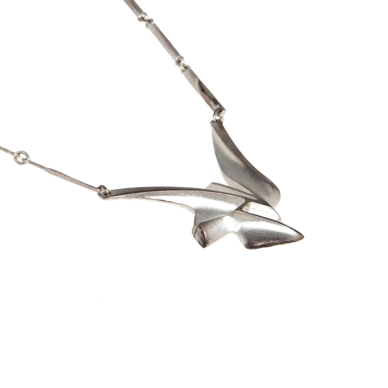 COLLIER, silver, "Bambu", Zoltan Popovits för Lapponia.