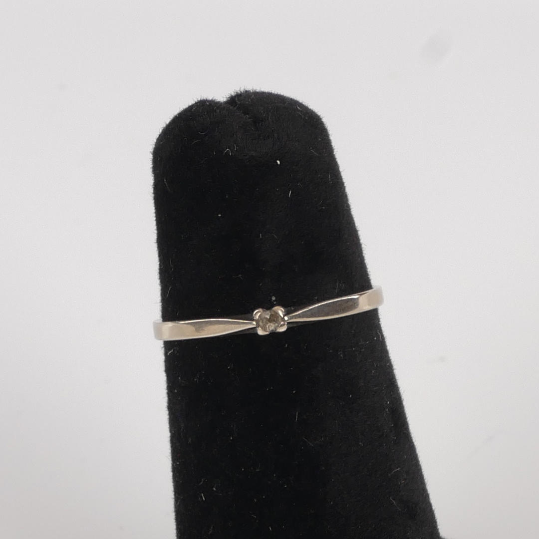 RING, Weißgold 18K ohne Stein.