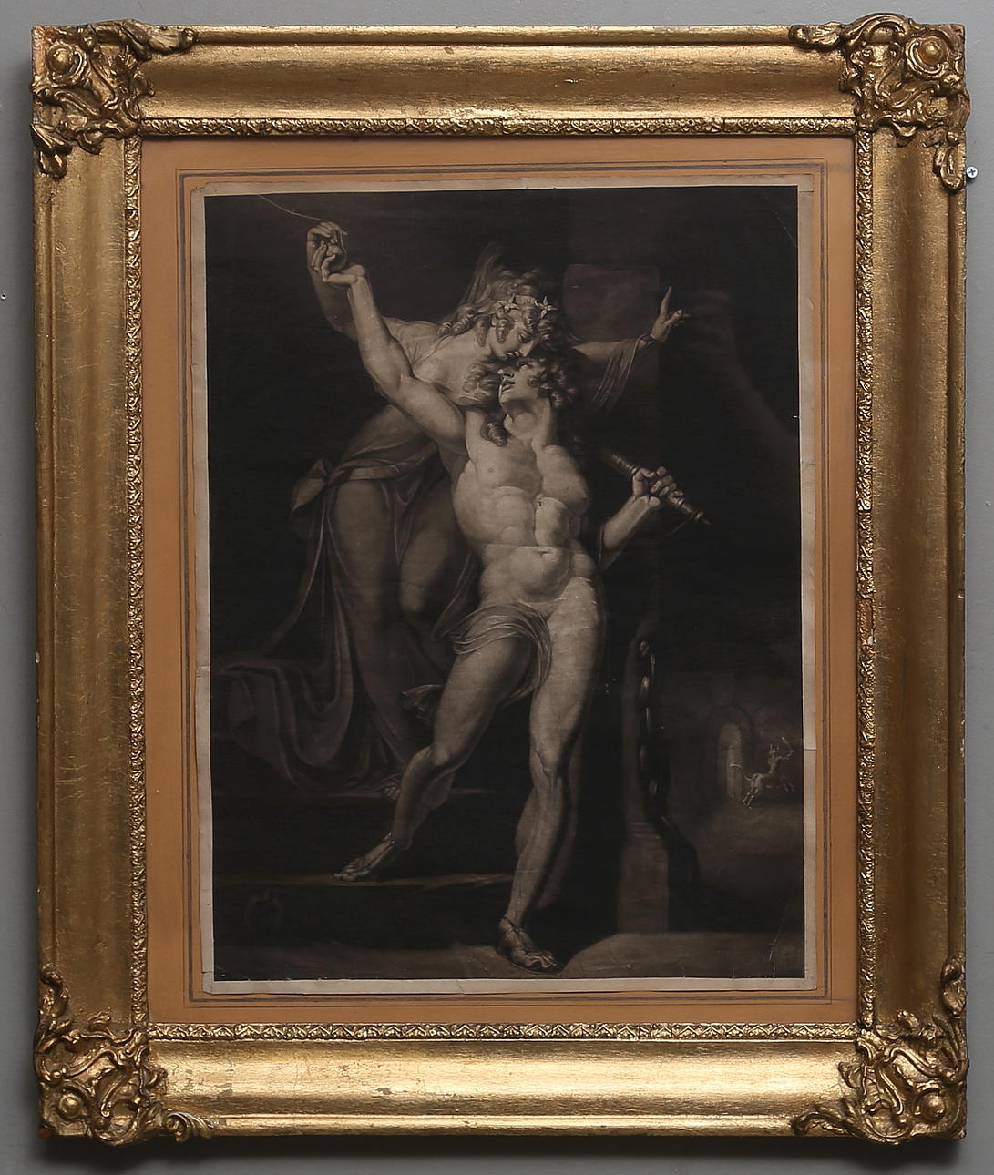 OIDENTIFIERAD KONSTNÄR. Grafiskt blad, 1700/1800-tal.