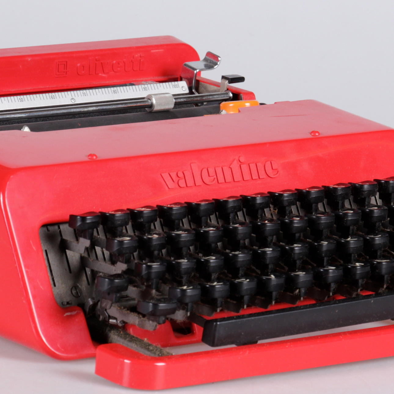 RESESKRIVMASKIN, Olivetti Valentine, Ettore Sottsass 1969.