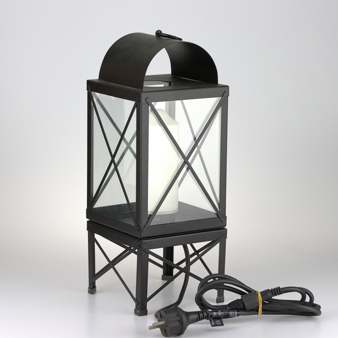 LYKTA, elektrisk, metall för utomhusbruk, Markslöjd.