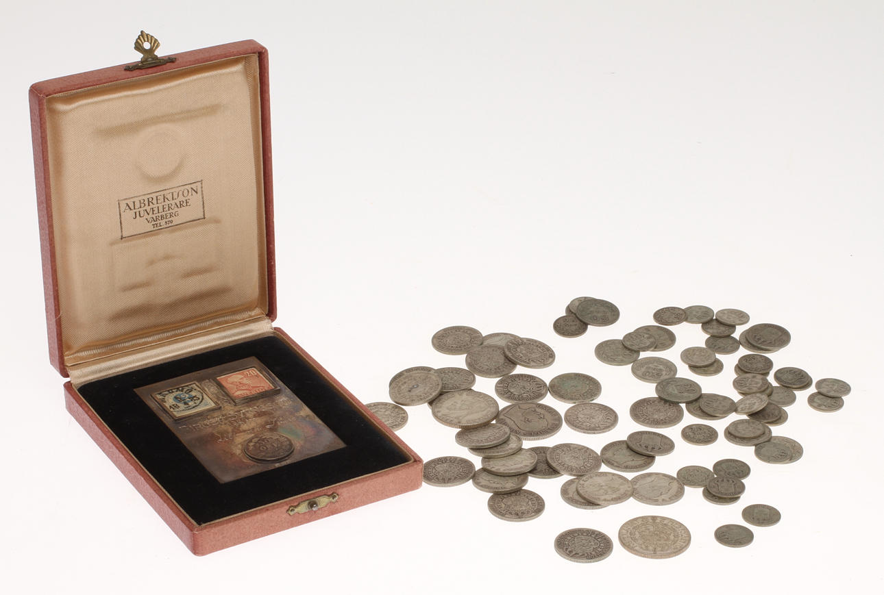 PARTI MYNT, SILVERPLAKETT, silver.