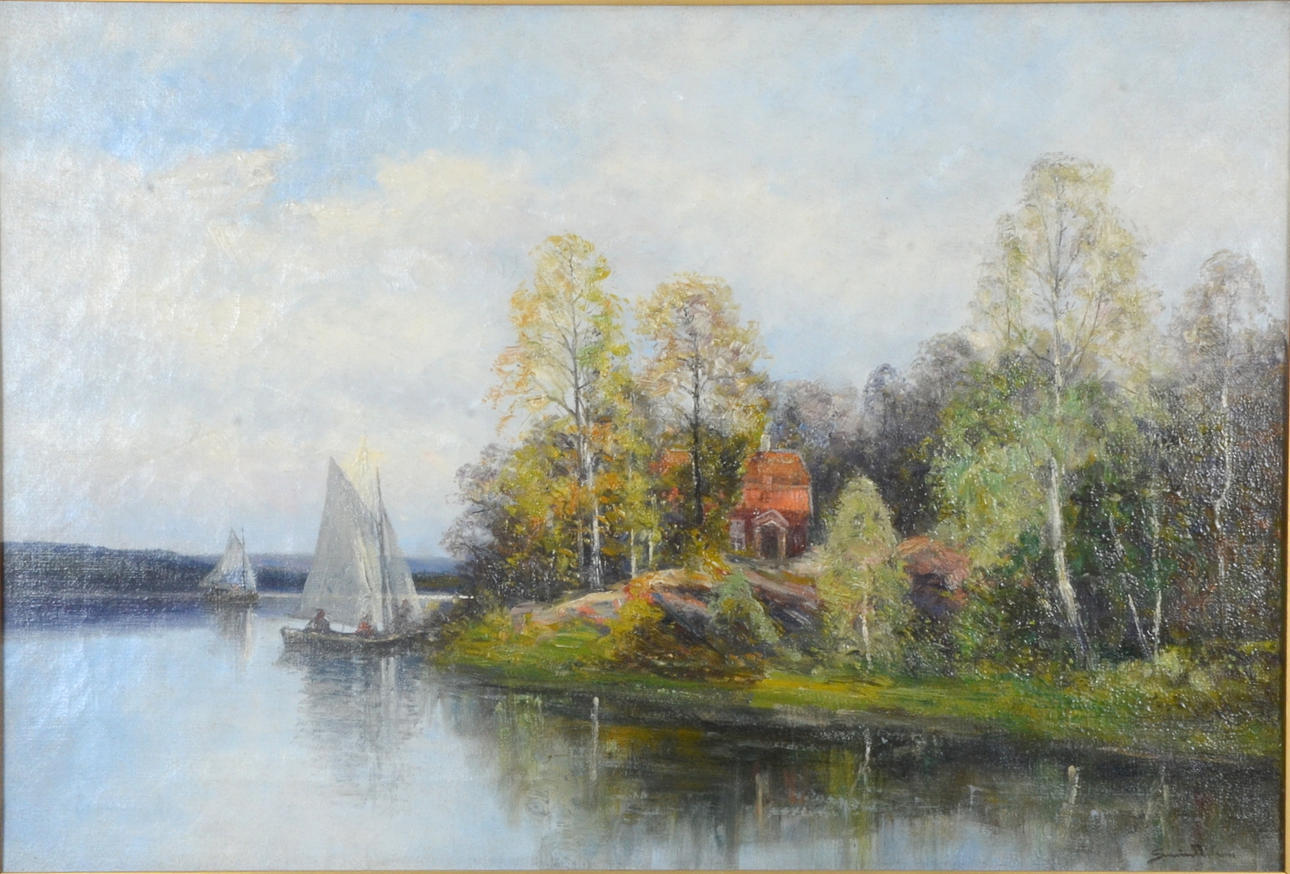 SEVERIN NILSON. Olja på duk.