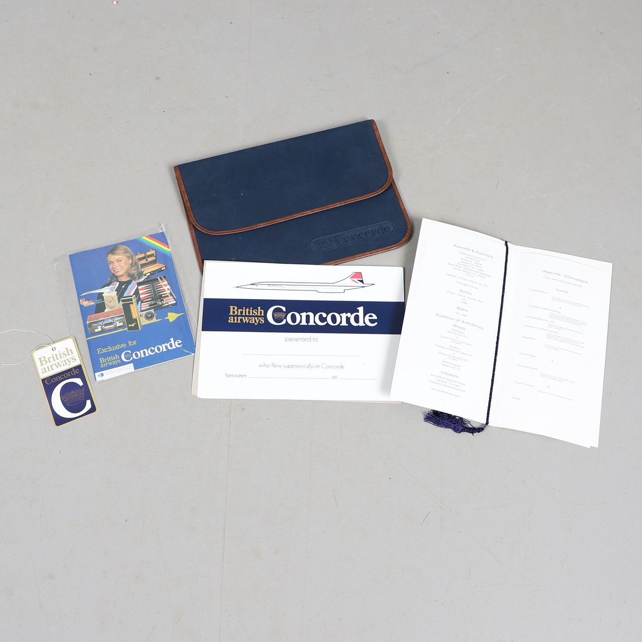 MAPP MED CONCORDE MEMORABILIA.