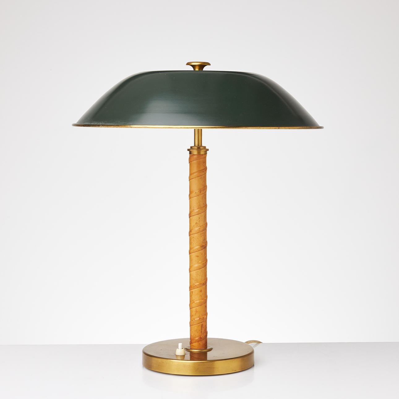 BERTIL BRISBORG. table lamp, model 15624, Böhlmarks, 1950s.