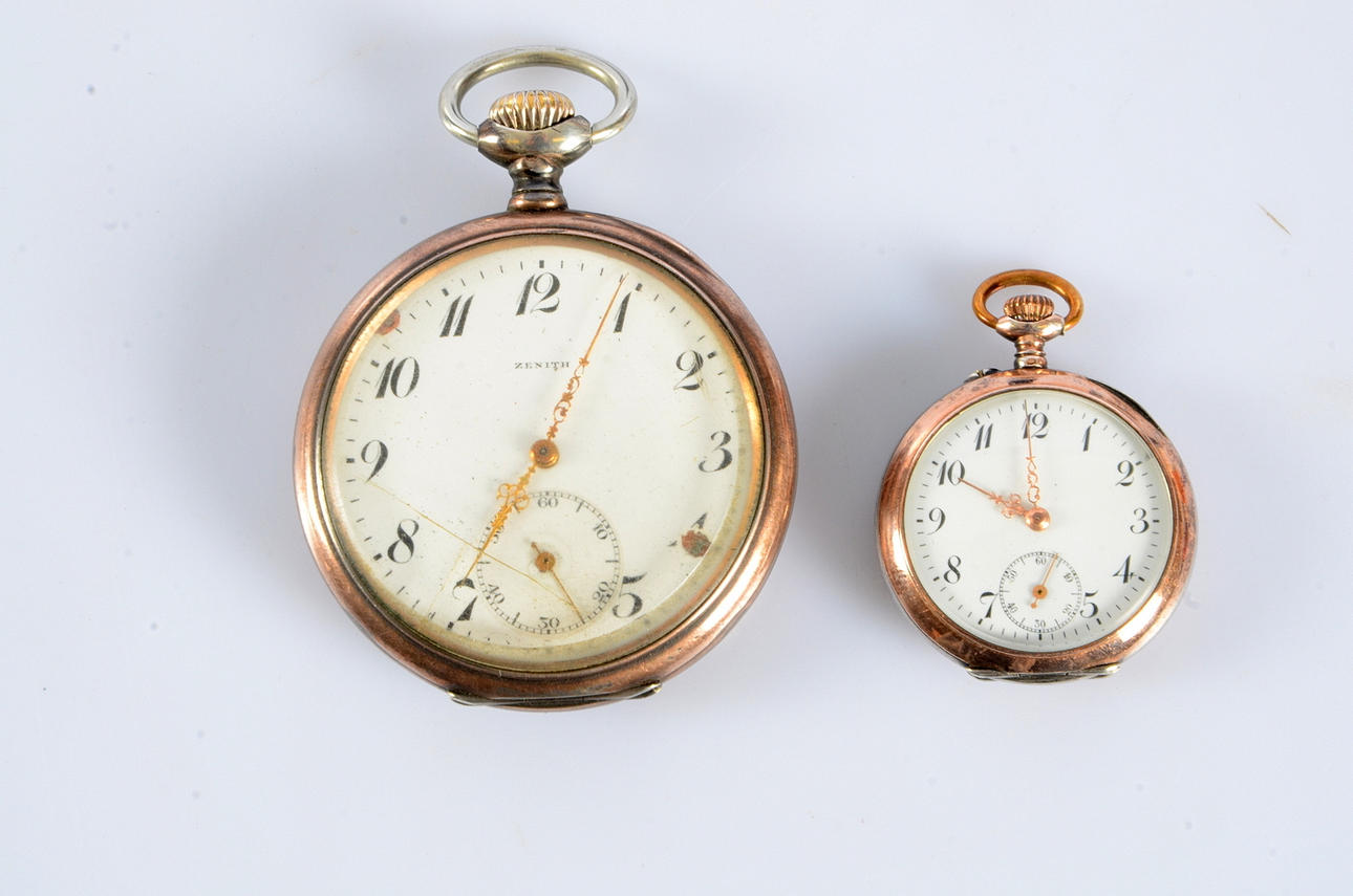 HERRFICKUR, Zenith samt damfickur, silver.