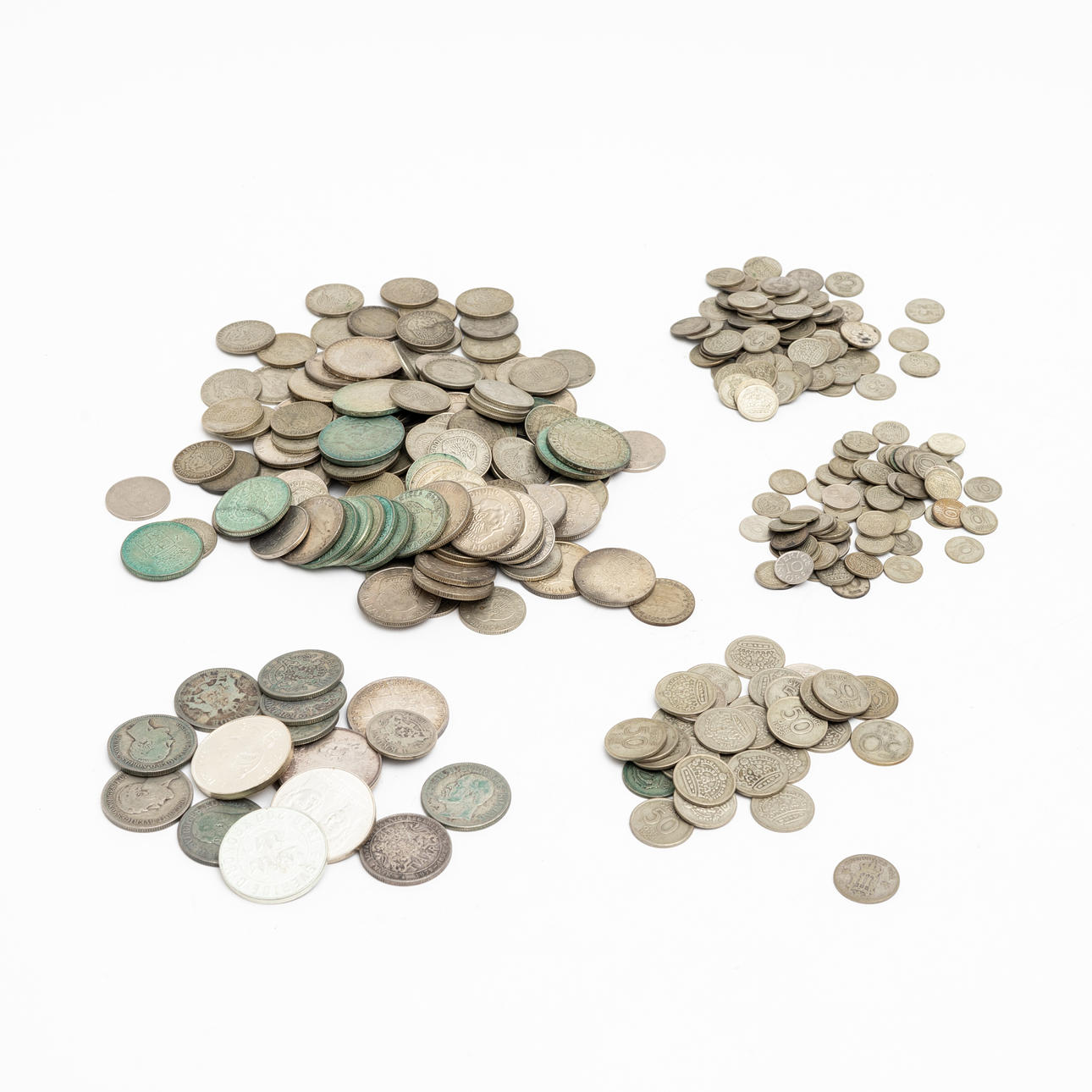 SILVER COIN, Sweden, mostly 40-80%.