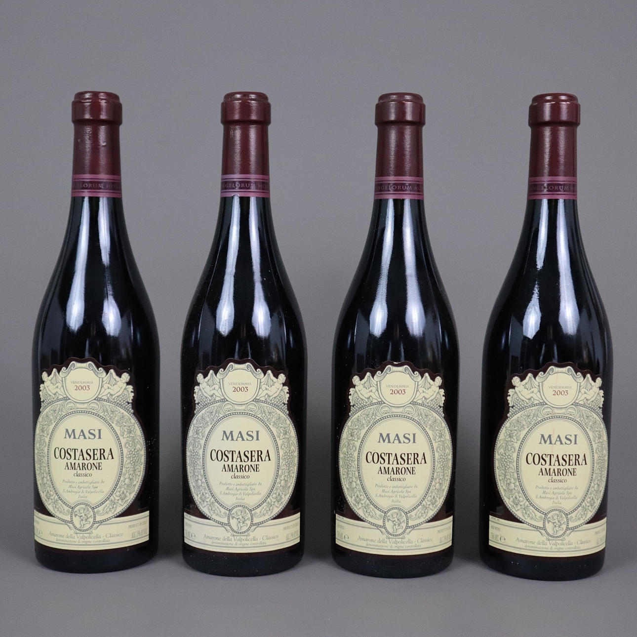 - Weinkonvolut - 4 Flaschen, 2003 Masi Costasera, Amarone.