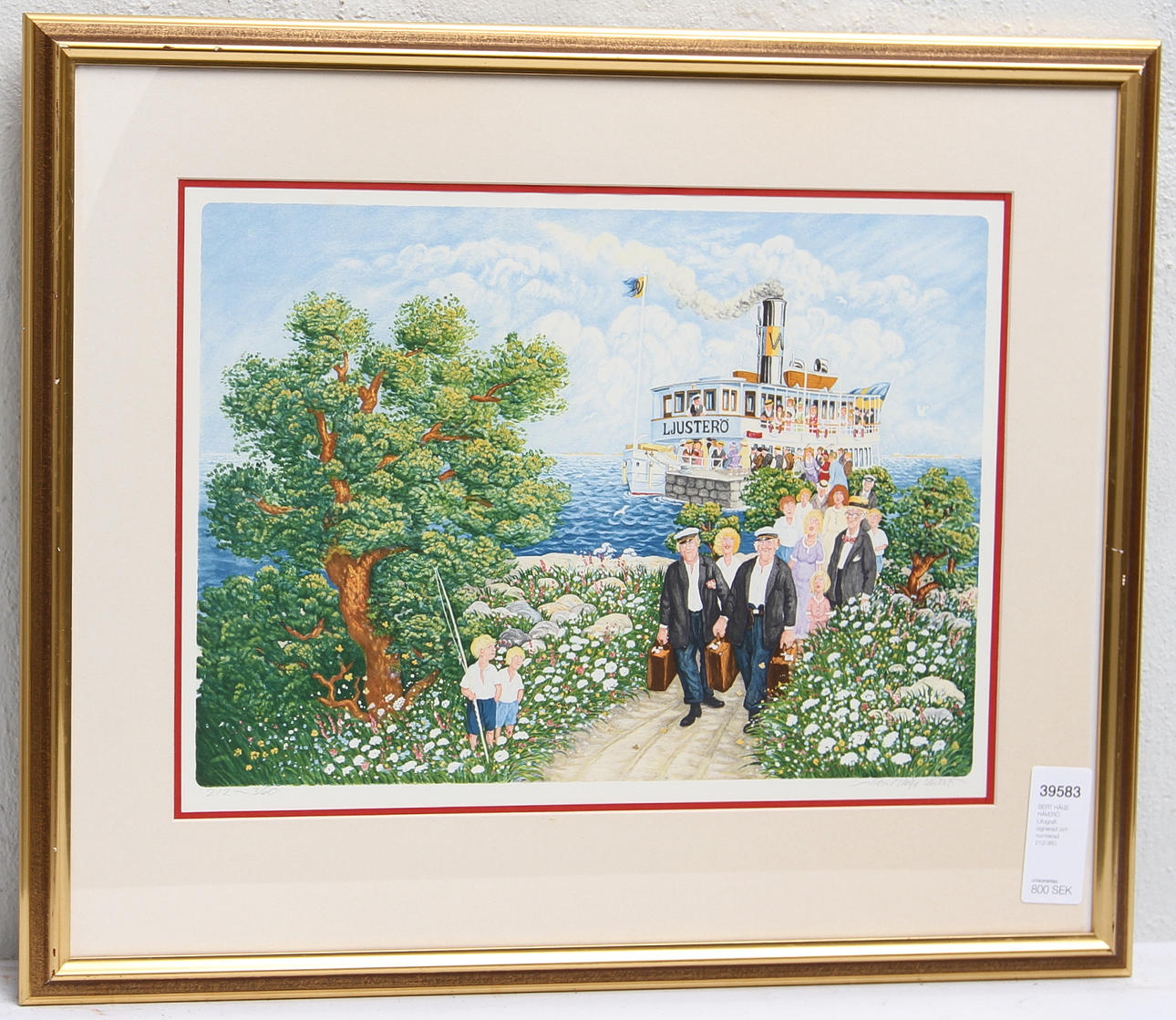 BERT HÅGE HÄVERÖ. Litografi, signerad och numrerad 212/360.