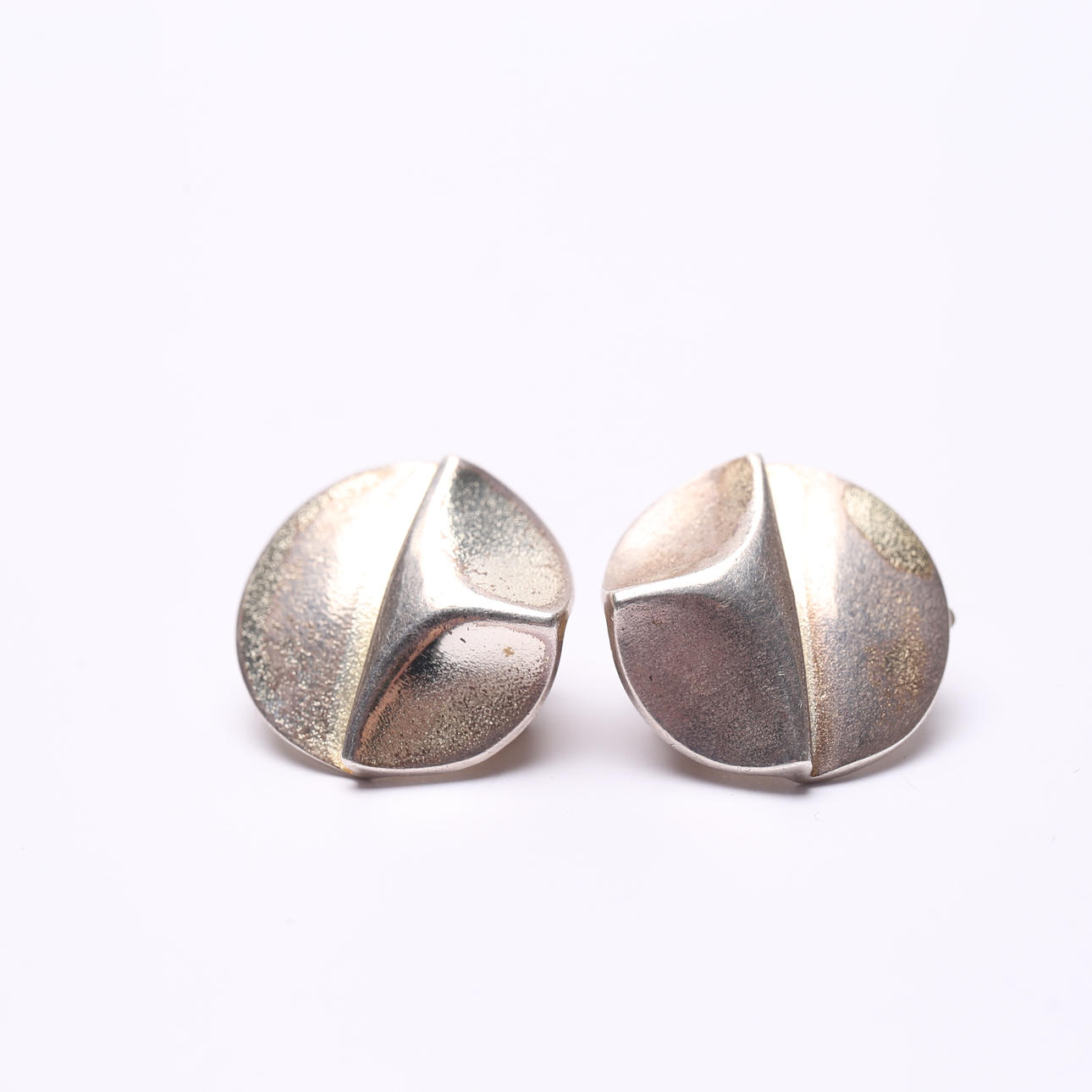 LAPPONIA, klipsi, sterlinghopeaa, ”Triangulum”. Björn Weckström.