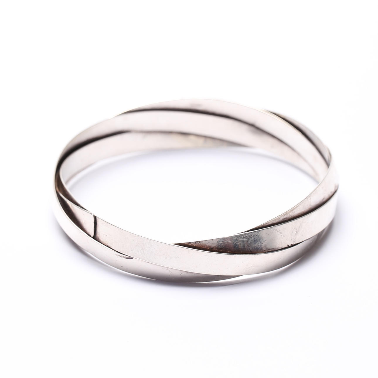 PETER DE WIT. A silver bracelet, Linköping, 1998.