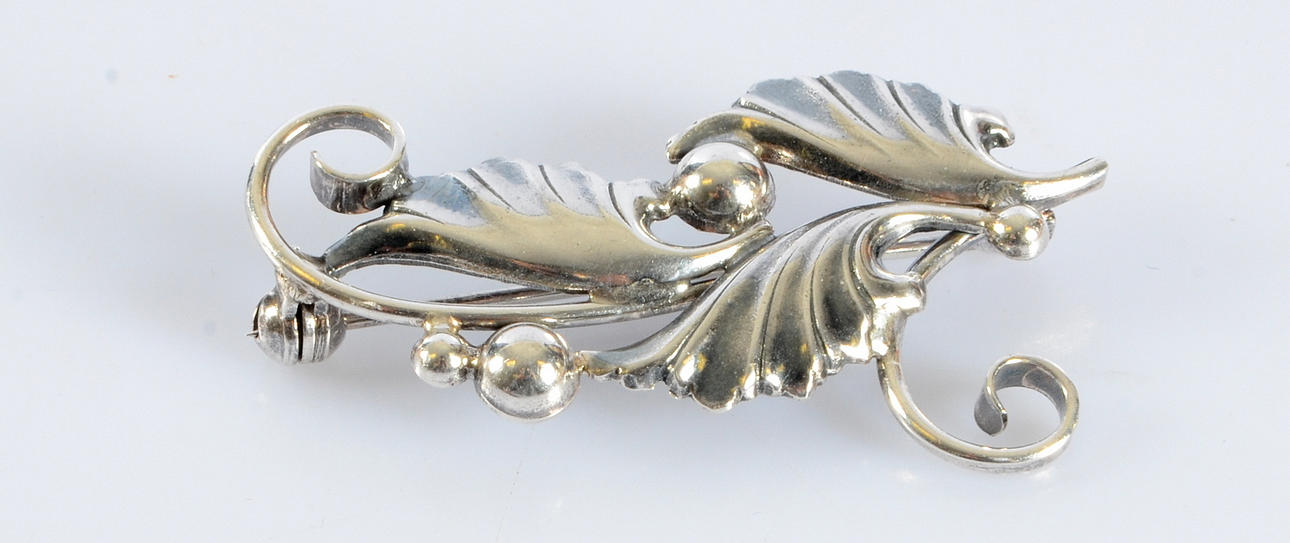 BROSCH, silver, Nils Widberg, Helsingborg, 1953.