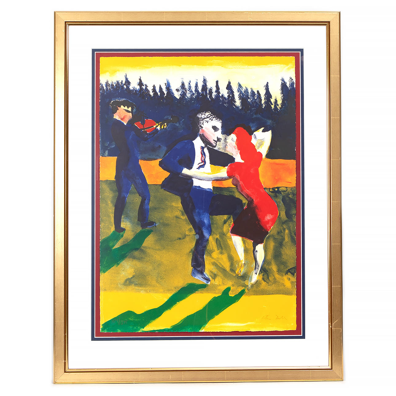 PETER DAHL. Lithograph in colour, signed and numbered 104/375.