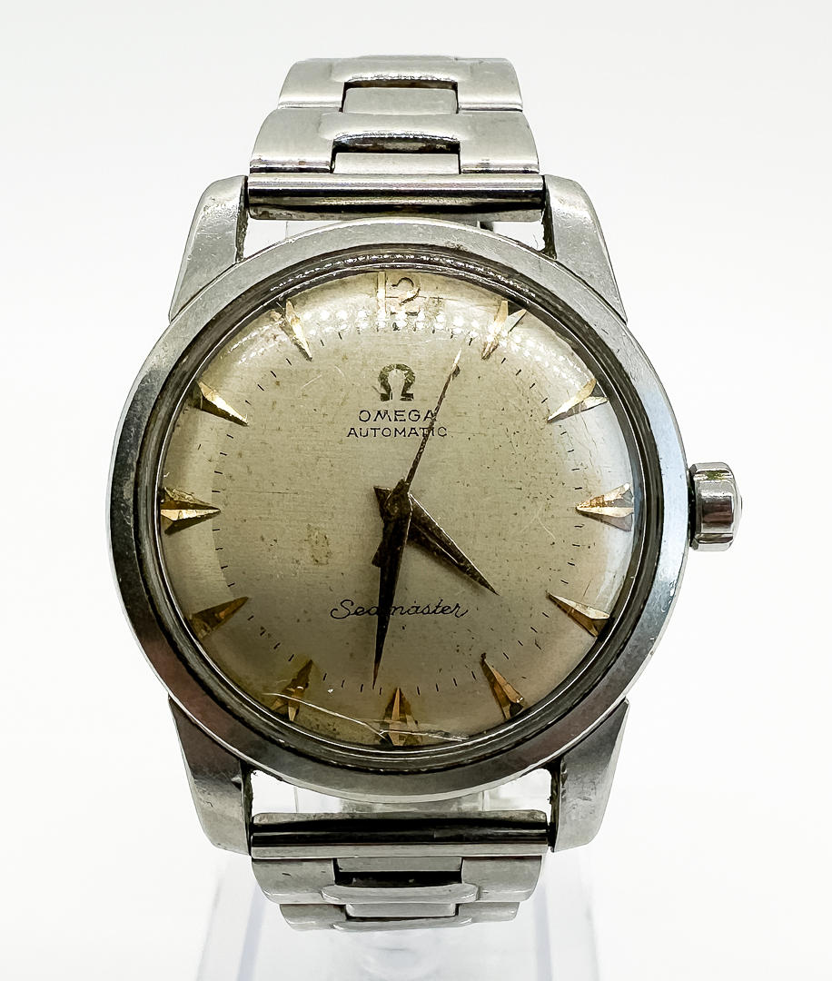 A wristwatch, Omega Seamaster, 1950s.