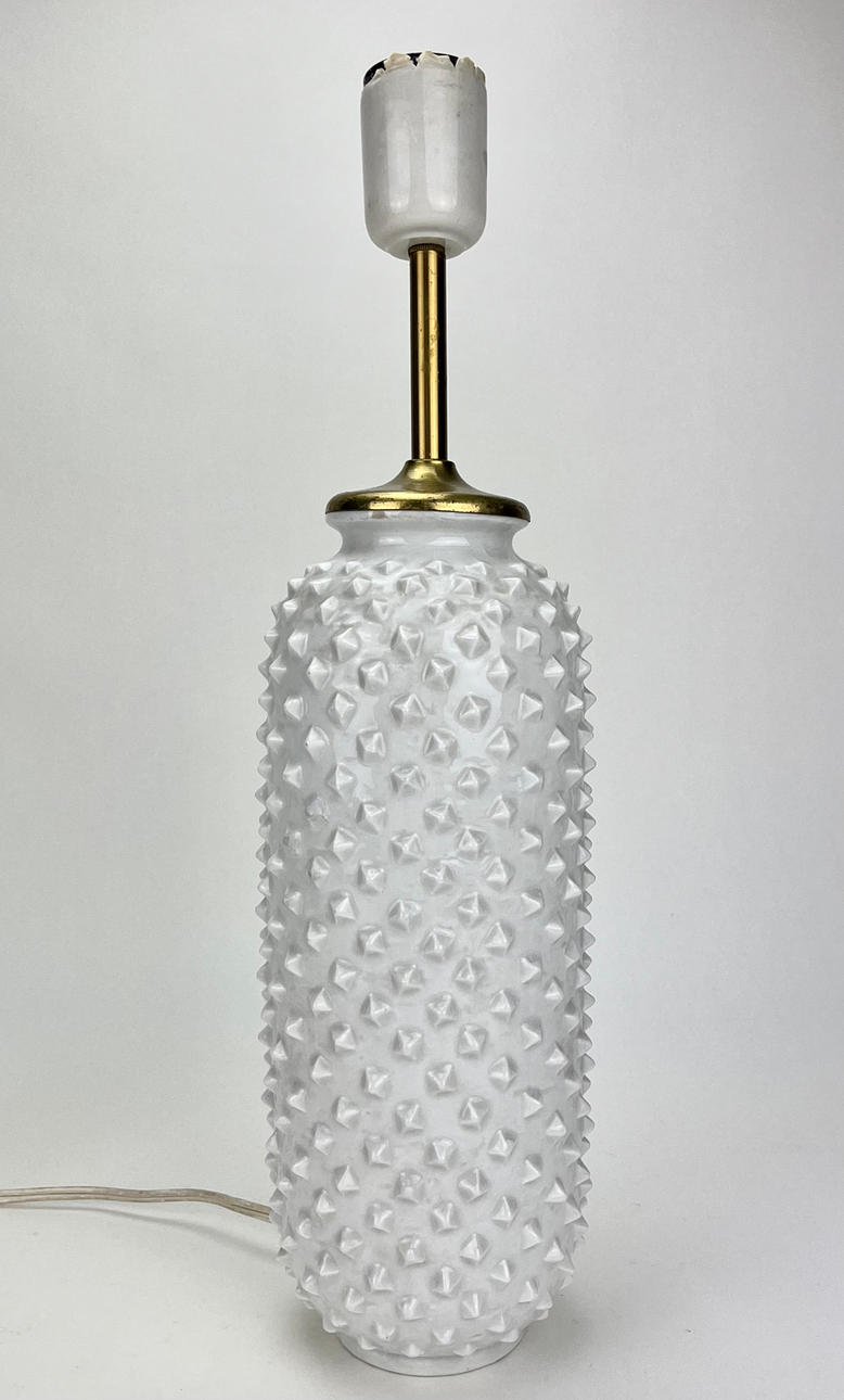 GUNNAR NYLUND. Bordslampa, stengods, Rörstrand.