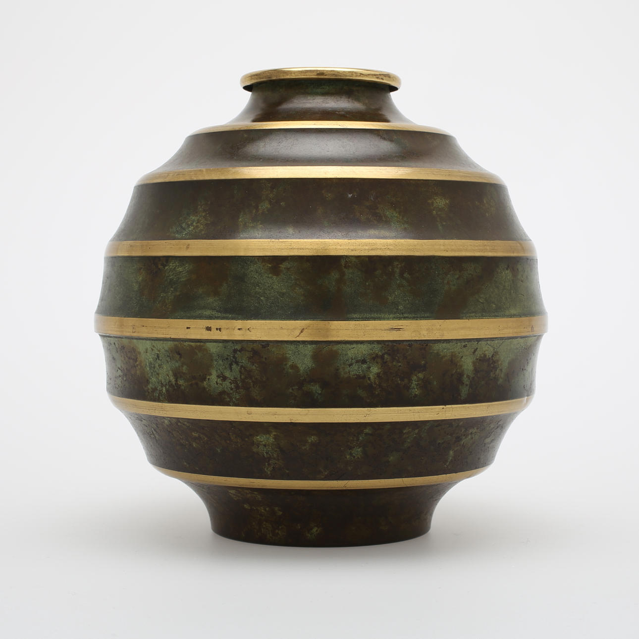 VAS, patinerad brons, art deco, Svenska metallverken.