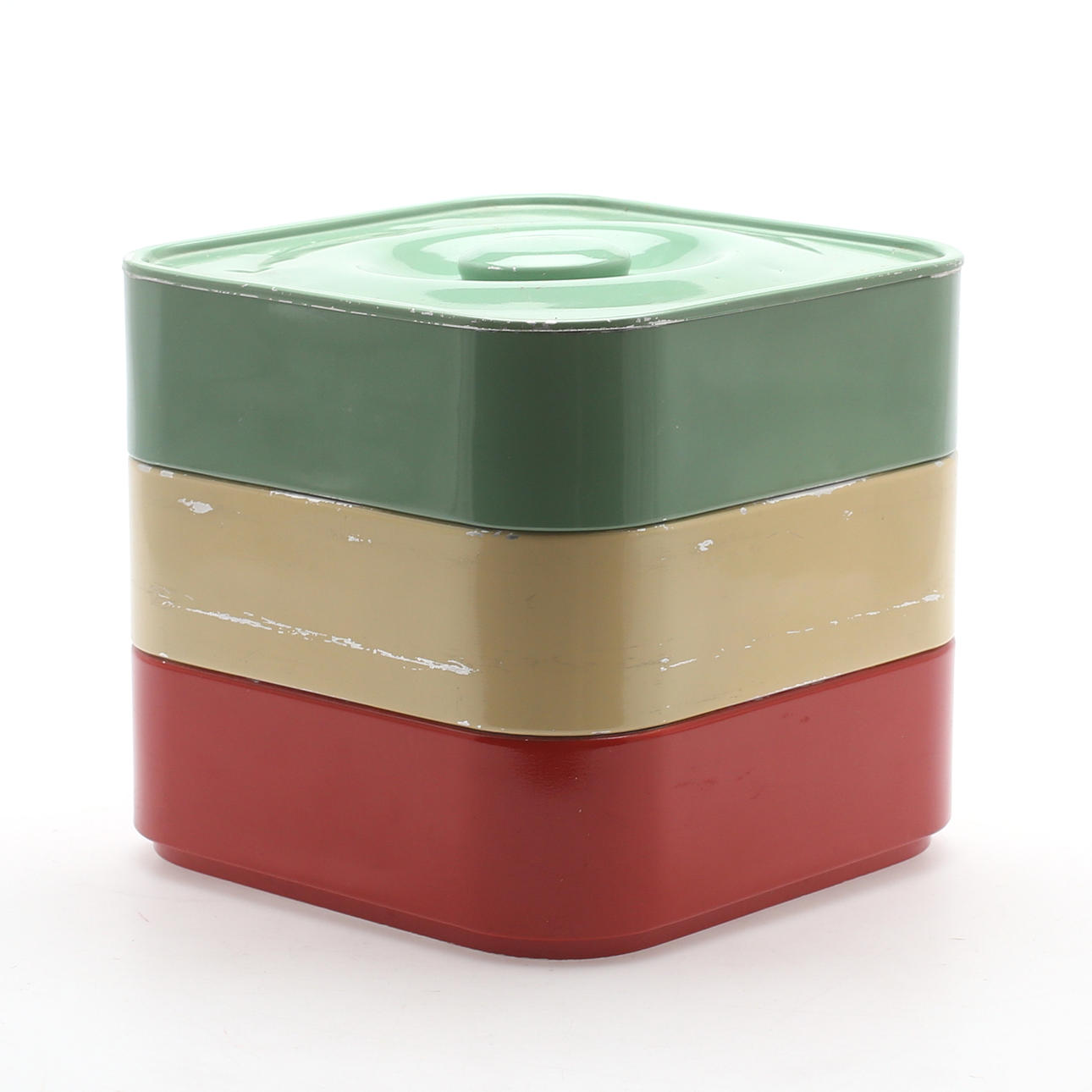 BRÖDBURK, 3 delar, plåt, 1900-tal.