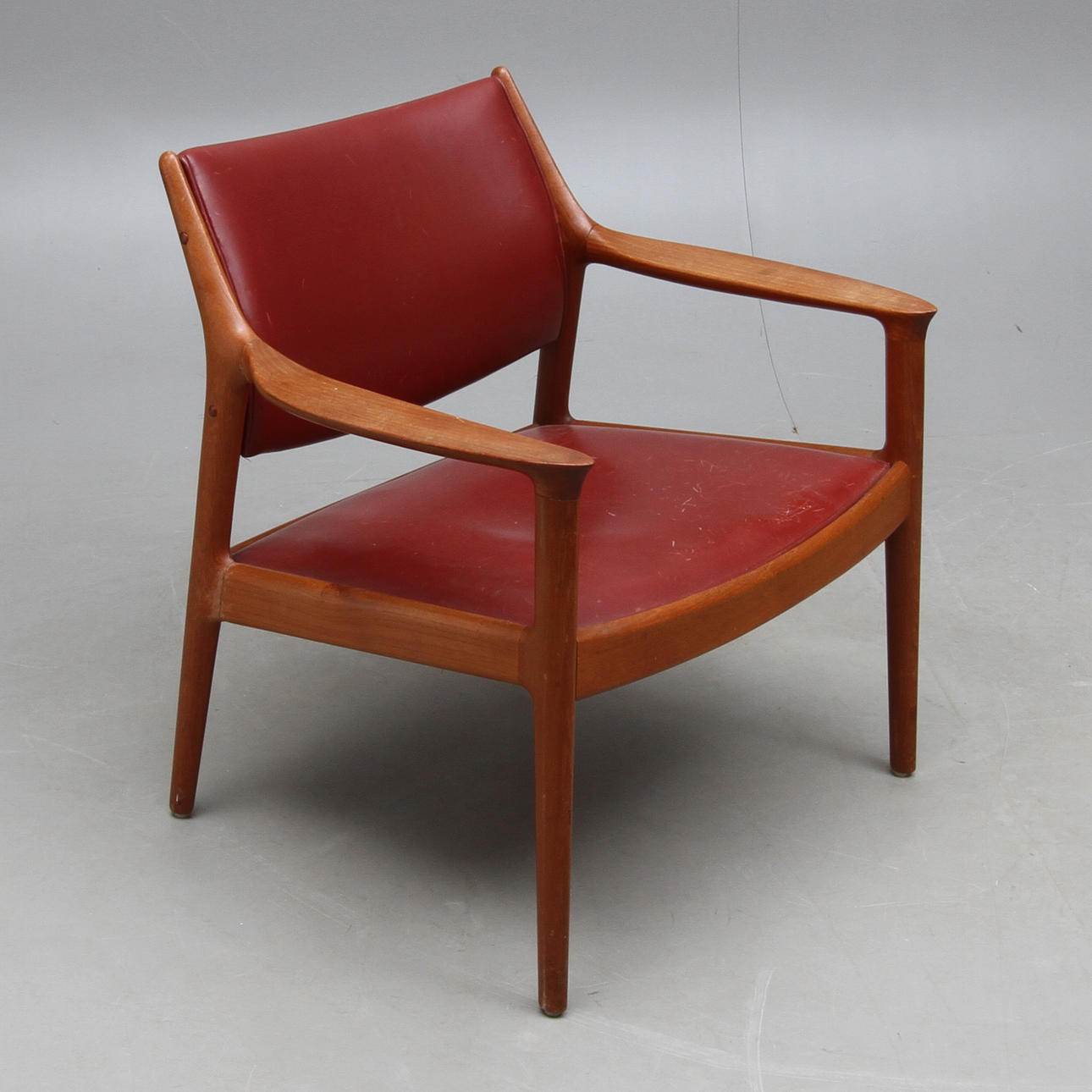 KARMFÅTÖLJ, "Elton", Björn Afdal, Nesjestranda møbelfabrik, Norge, 1960-tal.