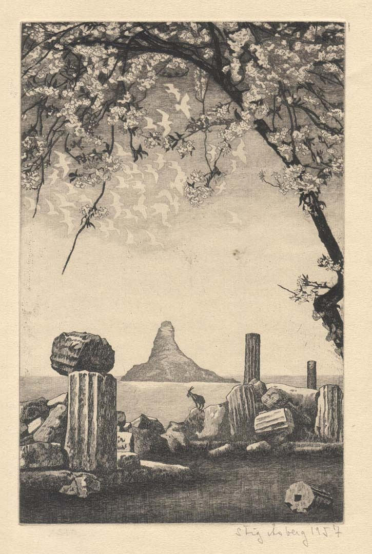 STIG ÅSBERG. landskap 1957.